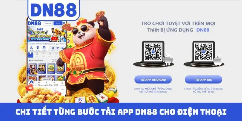 Chi tiết từng bước tải app DN88 cho điện thoại